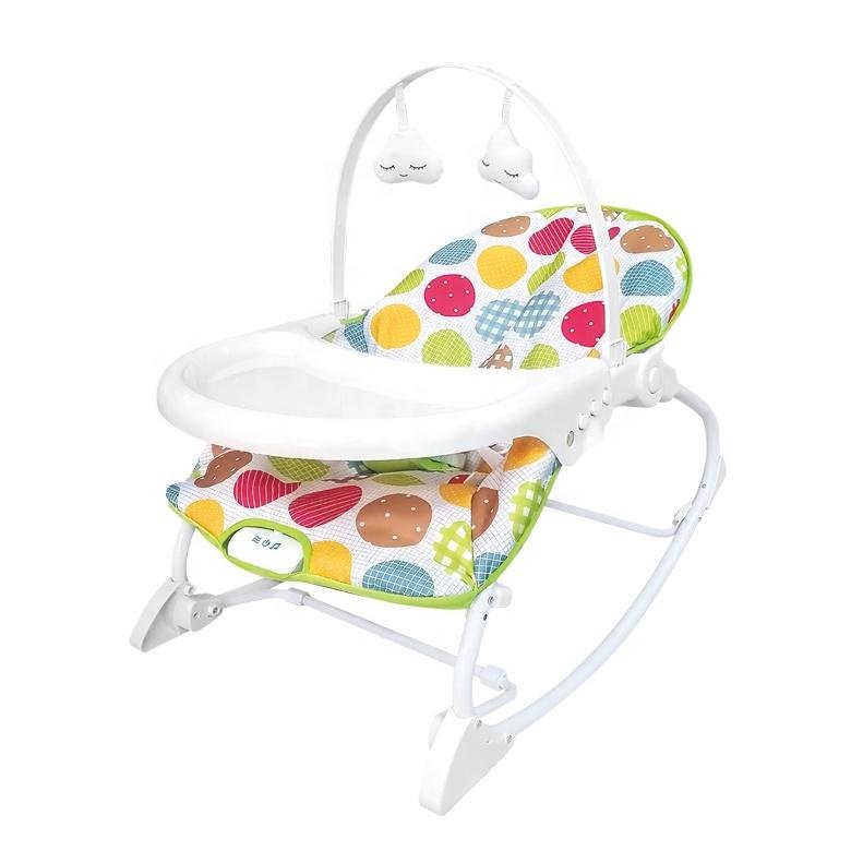 Musical rocking swing chair multifunction vibrating baby bouncer chair 2