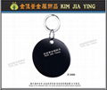 Round metal pet tag 1