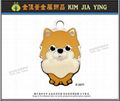 Enamel color shape metal pet tag 1