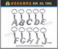 Color rhinestone DIY metal letter key