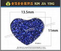 Color diamond wear with DIY metal heart