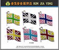 Customized Metal Flag Charm Accessories 1