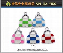 Taiwan Color handbag metal charm