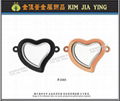 Love double-sided ring metal pendant 1