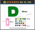 客制化 DIY穿带用烤漆金属英文字母 2