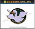 customized color enamel metal badge