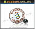 customized color enamel metal badge