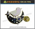 customized color enamel metal badge