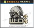 customized color enamel metal badge