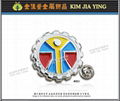 Customized magnetic enamel metal badge