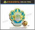 Customized magnetic enamel metal badge