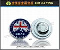 Customized magnetic enamel metal badge