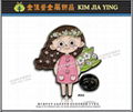 Customized magnetic enamel metal badge