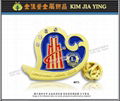 Customized color enamel metal badge