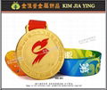 Marathon finish medals, metal commemorative medals, sports event medals
