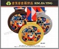 Customized metal medals for the event, finish tag 4