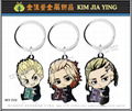 game anime cartoon figurine Customized keychain factory