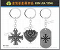 game anime cartoon figurine Customized keychain factory 10