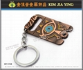 game anime cartoon figurine Customized keychain factory