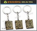 key ring manufacturing Customized Metal Charm Keychain 6