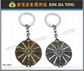 key ring manufacturing Customized Metal Charm Keychain 8