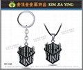 key ring manufacturing Customized Metal Charm Keychain