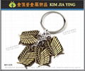 key ring manufacturing Customized Metal Charm Keychain 12