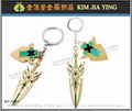 key ring manufacturing Customized Metal Charm Keychain 15