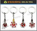 Customized metal  key ring anime lock