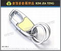 Customized Couple Key Ring Metal Charm professional made 6