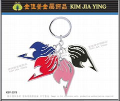 Styling Metal Keyring Charm Design Manufacture