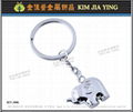 Customized creative metal key ring tag badminton racket 3