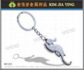 Customized creative metal key ring tag badminton racket 11