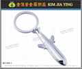 Customized creative metal key ring tag badminton racket 14