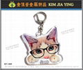 Custom key ring acrylic shape key ring 4