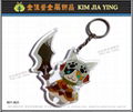 Custom key ring acrylic shape key ring 7