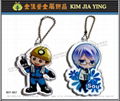 Custom key ring acrylic shape key ring 12