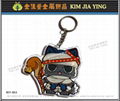 Custom key ring acrylic shape key ring 17