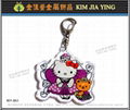 Custom key ring acrylic shape key ring