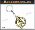 Custom metal key ring Bitcoin gold key ring 8