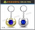 Custom metal key ring Bitcoin gold key ring 20