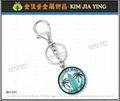 Customized gold coin key ring Advertising Metal Key Rings Gifts