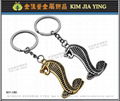 Customized gold coin key ring Advertising Metal Key Rings Gifts