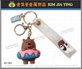 Customized PVC Mascot doll cartoon cartoon doll key ring 14