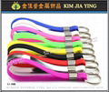 Customized Silicone Wristband Keychain 6