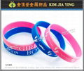 Customized Silicone Wristband Keychain