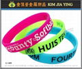 Customized Silicone Wristband Keychain