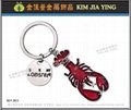 Customized Metal Hang Tag brand key ring 4