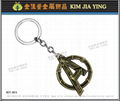 Customized Metal Hang Tag brand key ring