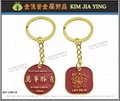 Customized Metal Hang Tag brand key ring 9